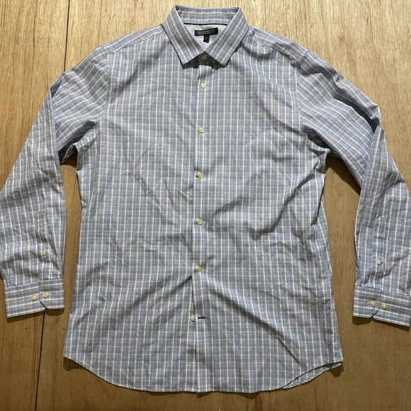 Banana Republic Men's Non Iron Taylored Slim‎ Fit Button Up Shirt Size XL - Picture 1 of 7
